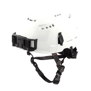 Milwaukee White Vented Helmet w/ Bolt - Cls C