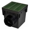 NDS 9 in. BASIN KIT w/ ADPTS PLUG GRATE GREEN