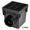 NDS 9 in. BASIN KIT w/ ADPTS PLUG & GRATE BLACK