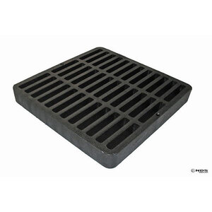 NDS 9 in. x 9 in. Grate Black HDPE