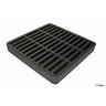 NDS 9 in. x 9 in. Grate Black HDPE