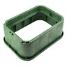 NDS Valve Box Extension Rectangular 14 in. x 19 in. x 6 in.H Green Polypropylene