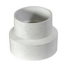 NDS PVC S&D Reducer Coupling HUB x HUB White 4 in. x 3 in.