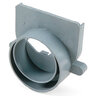 NDS Spee-D Channel Drain Offset End Outlet fits 3 in. Sewer & Drain Pipe & 4 in. Sewer & Drain Fittings