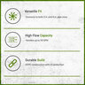 4 Pop Up Drain Springloaded Green NDS