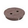 NDS 6 in. Round Standard Series Valve Box Cover, Brown Irrigation Control Valve