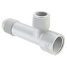Manifold Tee 76 Series PVC 1 in. Fpt x 1 in. Mpt x 1 in. Mpt