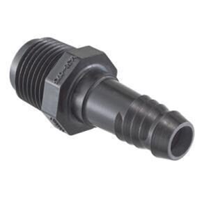 1 in. x 1-1/2 in. Ins Red Male Adapter Poly Fitting