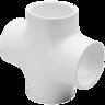 1-1/4 PVC Cross Socket SCH 40 Sprs