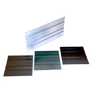 Permaloc CleanLine Aluminum Landscape Edging Black Duraflex 3/16 in. x 5-1/2 in. x 16 ft.