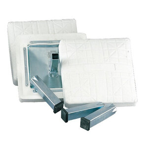 Major League Base Set w/ Anchors & Plugs 15 in. W x 15 in. D x 3 in. H Includes (3 Bases, 3 Anchors, & 3 Plugs)