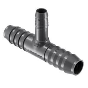 1 in. x 3/4 in. x 3/4 in. Red Tee Insert Poly Fitting
