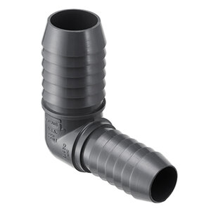 1 in. x 3/4 in. 90 Degree Red Elbow Ins X Ins Poly Fitting