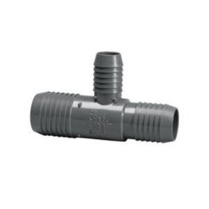 1-1/2 in. x 1-1/4 in. x 1 in. Red Tee Insert Poly Fitting