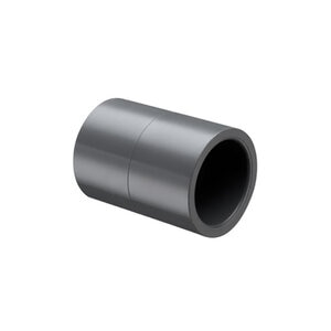 1/2 Coupling PVC Gray Soc X Soc