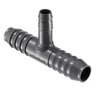 1 in. x 1 in. x 1/2 in. Red Tee Insert Poly Fitting