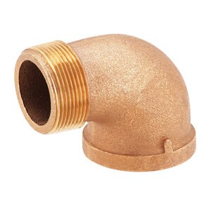 1 Brass 90 Street Elbow