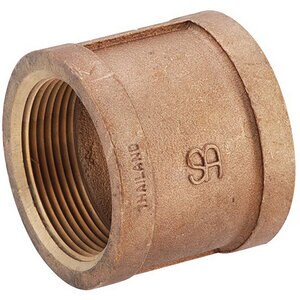 2 BRASS COUPLING