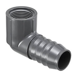 1-1/2 in. x 1-1/4 in. Come Red Elbow Ins Poll Fitting