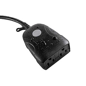 Seasonal Source Outdoor Wifi Timer w/ 2 Independent Outlets 125 VAC 1875 W
