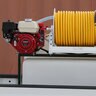 Rittenhouse 200 Gal Space Saver Sprayer AR403 Pump Honda Engine Hannay 12 Volt Power Reel, 300 ft. 1/2 in. Yellow Hose with LESCO Gun with 3 Nozzles