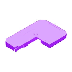 FJM Oldcastle 12 in. x 20 in. Jumbo Purple Valve Box Lid