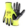 BOSS High-Vis Polyester Shell w Nitrile Palm - Med Boss