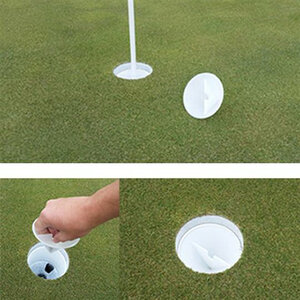Par Aide Putting Cup-Saver Plastic Bright White