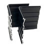 Permaloc ProSlide Corner Set Black DuraFlex 4 in.