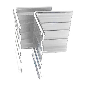 Permaloc ProSlide Corner Set Mill Finish 4 in.