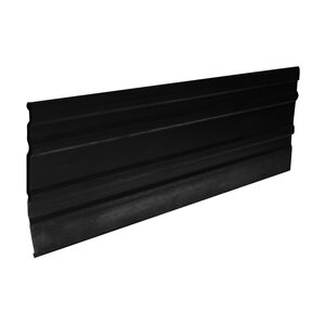 Permaloc CleanLine Aluminum Edging Black 1/8 in. x 4 in. x 16 ft. (5 stakes included)