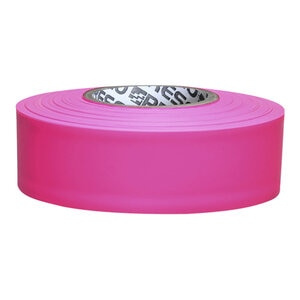 1 in. x 200 ft. Pink Glow EdgeMark Roll Flagging