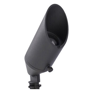 Pro-Trade BUL1 Up Light Aluminum Housing Black Finish w/ 3W 2700K 38 Degree MR16 LED