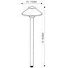 Pro-Trade PTH1 Path Light Aluminum Housing Bronze Finish w/ 180 Lumen 2.5W 2700K T3 LED