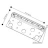 Pro-Trade LL1 7 in. Ledge Light Bronze Finish & Stainless Steel Mounting Plate w/ 1.25W 2700K LED 