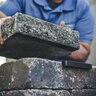 Pro-Trade LL1 7 in. Ledge Light Granite Finish & Stainless Steel Mounting Plate w/ 1.25W 2700K LED