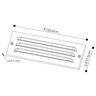 Pro-Trade SL2 9 in. Surface Mounted Step Light Antique Brass Faceplate w/ Integrated 4W 2700K LED