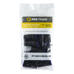Pro-Trade Black/Blue Wire Connector 10 pc. Bag