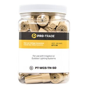 Pro-Trade Tan Wire Connector 50 pc. Canister