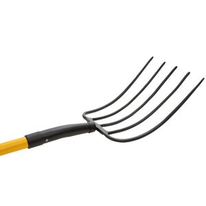 Pro-Trade Manure Fork 5 Tine Steel Head 54 in. Fiberglass Handle