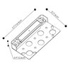 Pro-Trade LL2 5.7 in. Ledge Light Gray Finish w/ Removable LED Module 0.8W 2700K 