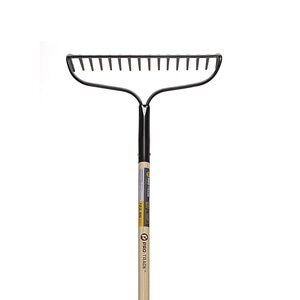 Pro-Trade Bow Rake 16 Tine Forged Head 60 in. Wood Handle