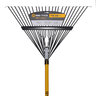 Pro-Trade Leaf Rake 24 Tine 51 in. Fiberglass Handle
