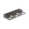 Pro-Trade LL1 7 in. Ledge Light Gray Finish Stainless & Steel Mounting Plate w/ 1.25W 2700K LED