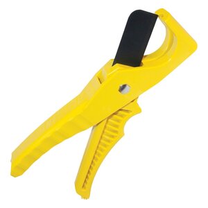 Pro-Trade PVC Pipe Cutter w/ Pushbutton Release PTFE Blade 1-5/8 in. OD