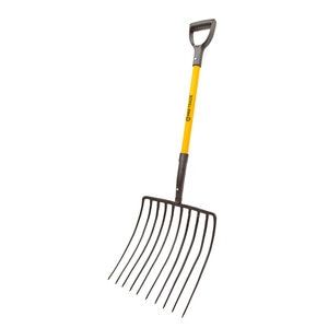 Pro-Trade Ensilage Fork 10 Tine Steel Head 30 in. Fiberglass Handle