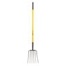 Pro-Trade Manure Fork 6 Tine Steel Head 54 in. Fiberglass Handle