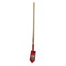 Pro-Trade 5 in. Trenching Shovel 48 in. Wood Handle Red Blade