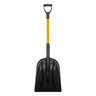 Pro-Trade #12 Scoop Shovel 28 in. Fiberglass D-Grip Handle Poly Scoop