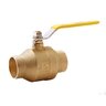 Pro-Trade 1 in. Brass Ball Valve Full Port Sweat